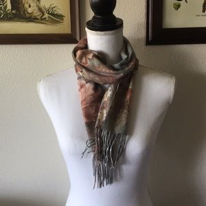 Vintage floral scarf